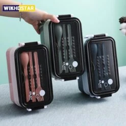 Lunchbox - Meal Prep Bakjes - Lunch Box Met Deksel - Meal Prep – Bento Box - Lunchtrommel Met Bestek Groen -Dagelijkse Benodigdheden Verkoop 1200x1200 1402