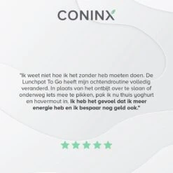 Coninx Yoghurtbeker To Go - Muesli Beker To Go - Lunchbeker - Mueslibeker 640ml (450ml+190ml) - Zwart -Dagelijkse Benodigdheden Verkoop 1200x1200 1423