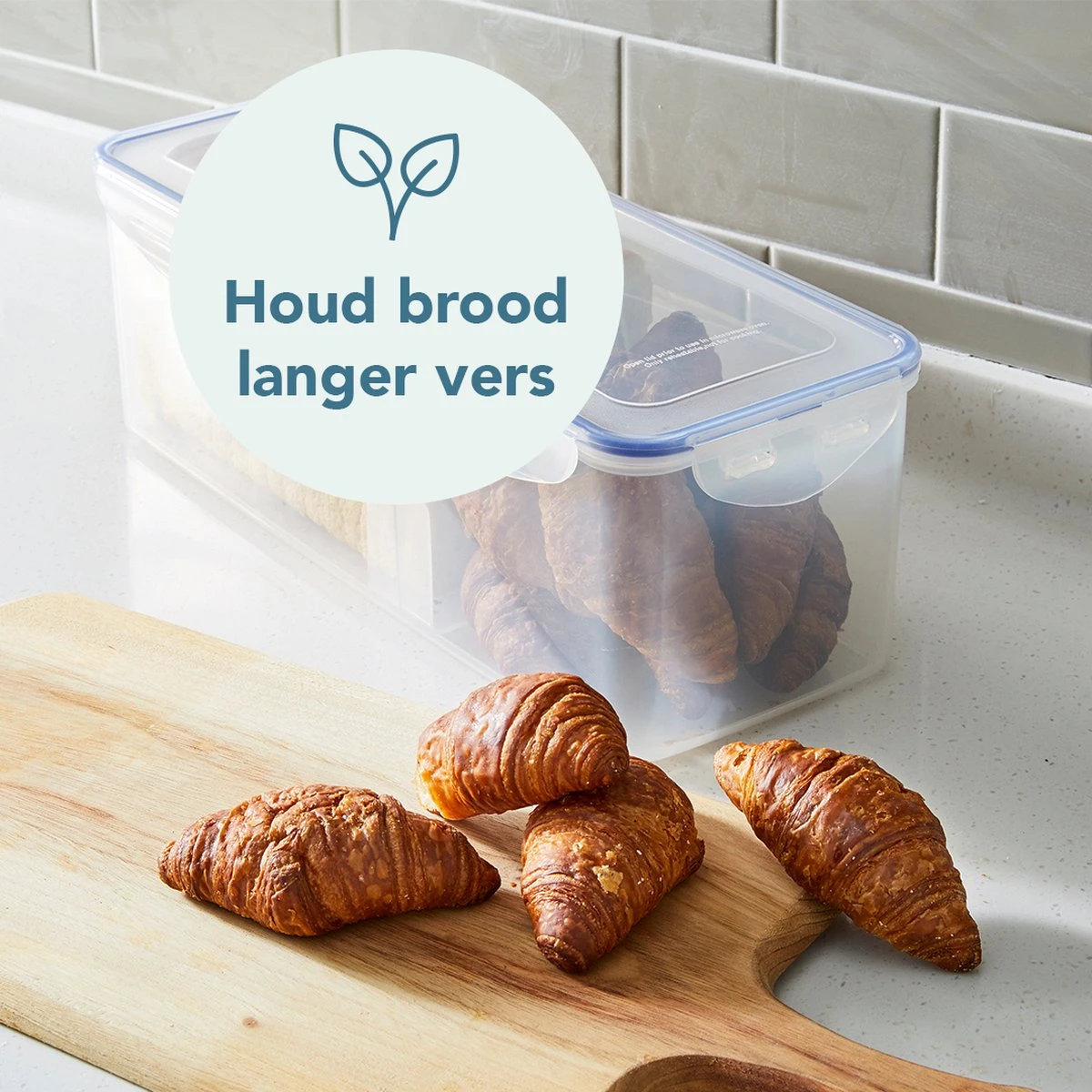 Lock&Lock Vershouddoos Voor Brood - Brooddoos - Broodtrommel - Brood Bewaren - Opbergdoos - Bewaardoos Met Deksel - 100% Luchtdicht - BPA Vrij - 5 Liter - Transparant 3 Lock&Lock Vershouddoos Voor Brood - Brooddoos - Broodtrommel - Brood Bewaren - Opbergdoos - Bewaardoos Met Deksel - 100% Luchtdicht - BPA Vrij - 5 Liter - Transparant - Afbeelding 3