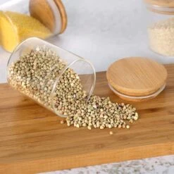 Quality Needz - Voorraadbussen - 250 ML - Glazen Potjes Met Deksel - Kruidenpotjes - 10 Delige Set - BPA-vrij - Gratis Pen & Herschrijfbare Stickers -Dagelijkse Benodigdheden Verkoop 1200x1200 1478