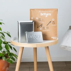 Briters Bewaarblik Origineel - Voor 200 Briters Wasstrips - Gemaakt In Nederland - Aluminium - 100% Recyclebaar - 10 Jaar Garantie -Dagelijkse Benodigdheden Verkoop 1200x1200 1482