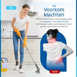 Qualitics Elektrische Schoonmaakborstel - Roterende Polijstmachine - Schrobborstel - Poetsmachine - Vloerreiniger Met 10 Opzetstukken -Dagelijkse Benodigdheden Verkoop 1200x1200 1510