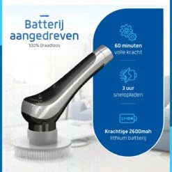 Qualitics Elektrische Schoonmaakborstel - Roterende Polijstmachine - Schrobborstel - Poetsmachine - Vloerreiniger Met 10 Opzetstukken -Dagelijkse Benodigdheden Verkoop 1200x1200 1514