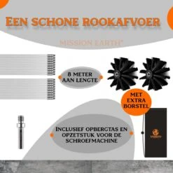 Schoorsteenveegset - 8 Meter - 2 Borstelkoppen - Professioneel - Schoorsteen Borstel - Veegkit - Haardset Voor Houtkachel - Flexibel - Schoorsteenveger - Pelletkachel Accessoires - Schoorsteen Reiniger - Geschikt Voor Boormachines 14 Schoorsteenveegset - 8 Meter - 2 Borstelkoppen - Professioneel - Schoorsteen Borstel - Veegkit - Haardset Voor Houtkachel - Flexibel - Schoorsteenveger - Pelletkachel Accessoires - Schoorsteen Reiniger - Geschikt Voor Boormachines -Dagelijkse Benodigdheden Verkoop 1200x1200 1519