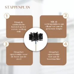 Waay Lifestyle Schoorsteenveegset - Schoorsteenborstel 6 Meter - Schoorsteenreiniger - Schrobborstels - Schoorsteenveger - Flexibele Steel - Geschikt Voor Boormachine - Wit -Dagelijkse Benodigdheden Verkoop 1200x1200 1569