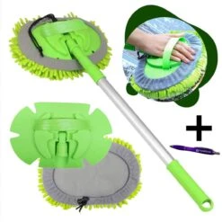 Dagelijkse Benodigdheden Verkoop 39 Merkloos Professionele Telescopische Wasborstel + Tonova Pen - Auto Schoonmaakborstel - Anti Slip - Auto, Caravan & Camper - Uitschuifbaar - Groen