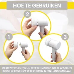 Lenga Elektrische Schoonmaakborstel - 5 In 1 Borstel - Oplaadbaar - Wasborstel - Schoonmaakmiddelen - Schrobborstels 12 Lenga Elektrische Schoonmaakborstel - 5 In 1 Borstel - Oplaadbaar - Wasborstel - Schoonmaakmiddelen - Schrobborstels -Dagelijkse Benodigdheden Verkoop 1200x1200 1585