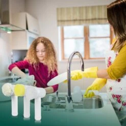 Apeiron Elektrische Schoonmaakborstel - Poetsmachine - Poliermachine - Schrobborstel - Handborstel - Werkborstel - Schrobber - Boorborstel - Wasborstel - Schoonmaakmiddelen - Reinigingsborstel - 3 Opzetstukken -Dagelijkse Benodigdheden Verkoop 1200x1200 1614