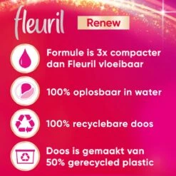 Fleuril Renew Color - Vloeibaar Wasmiddel - Voordeelverpakking - 65 Wasbeurten -Dagelijkse Benodigdheden Verkoop 1200x1200 236