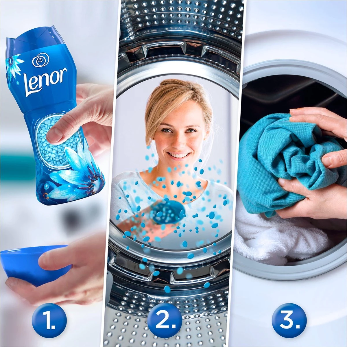Lenor Geurbooster Zeebries - Geurparels - 6x16 Wasbeurten - Voordeelverpakking 3 Lenor Geurbooster Zeebries - Geurparels - 6x16 Wasbeurten - Voordeelverpakking - Afbeelding 3