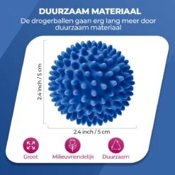 Roegaarden Drogerballen - Wasbollen - 6 Stuks - Siliconen - Sneller Droog - Anti-kreuk -Dagelijkse Benodigdheden Verkoop 1200x1200 430