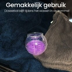 BluGo Doseerbol 5 Stuks - Wasbollen - Doseerdop - Drogerballen - Wasballen - Herbruikbaar - Maataanduiding - 150ml -Dagelijkse Benodigdheden Verkoop 1200x1200 436