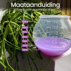 BluGo Doseerbol 2 Stuks - Wasbollen - Doseerdop - Drogerballen - Wasballen - Wasmiddel - Herbruikbaar - Maataanduiding - 150ml -Dagelijkse Benodigdheden Verkoop 1200x1200 468