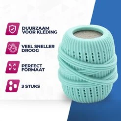 Roegaarden Drogerballen - Droogballen - Met Spons - Duurzaam - Sneller Droog 10 Roegaarden Drogerballen - Droogballen - Met Spons - Duurzaam - Sneller Droog -Dagelijkse Benodigdheden Verkoop 1200x1200 494