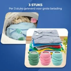 Roegaarden Drogerballen - Droogballen - Met Spons - Duurzaam - Sneller Droog 13 Roegaarden Drogerballen - Droogballen - Met Spons - Duurzaam - Sneller Droog -Dagelijkse Benodigdheden Verkoop 1200x1200 497