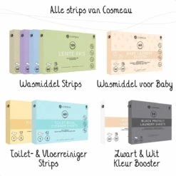 Cosmeau Wasmiddel Wasstrips 120 Wasbeurten Zeebries Wasvellen Wasdoekjes Detergent Sheets Eco Laundry Strips - Cosmo Cosmea Kosmo -Dagelijkse Benodigdheden Verkoop 1200x1200 52