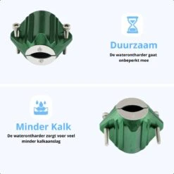 Magnetische Waterontharder - Antikalk - Waterontkalker - Waterverzachter - Douchefilter - Waterontharder Magneet - Groen -Dagelijkse Benodigdheden Verkoop 1200x1200 619