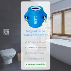 ENISTO® Magnetische Waterontharder Small – Waterontharder Magneet – Douchefilter – Waterontkalker – Waterverzachter – Antikalk – Blauw – RVS 11 ENISTO® Magnetische Waterontharder Small – Waterontharder Magneet – Douchefilter – Waterontkalker – Waterverzachter – Antikalk – Blauw – RVS -Dagelijkse Benodigdheden Verkoop 1200x1200 627