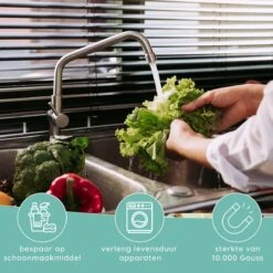 Jooba Magnetische Waterontharder - 1+1 GRATIS - Waterontharder Magneet - Waterontharder Waterleiding - Ontkalker - 4000 Silvertech - Waterontkalker - Antikalk Magneet - Kalkaanslag -Dagelijkse Benodigdheden Verkoop 1200x1200 661