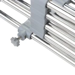 IBright Verstelbare Keukenrek - Gootsteen Mand - Afdruiprek – Vergiet – Verstelbaar In Lengte - Uitschuifbaar - RVS Grijs -Dagelijkse Benodigdheden Verkoop 1200x1200 798