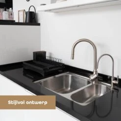 Baulk® - Afdruiprek - Afdruiprek Met Lekbak - Afwas - Droogrek Afwas - RVS - Bestekbak - Modern 18 Baulk® - Afdruiprek - Afdruiprek Met Lekbak - Afwas - Droogrek Afwas - RVS - Bestekbak - Modern -Dagelijkse Benodigdheden Verkoop 1200x1200 826