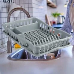 Merkloos Decopatent® Afdruiprek Voor Afwas - Afdruiprekje Met Lekbak - Kunststof Afdruipmat - Afwassen Borden & Bestek - 32.5x49x9 - Grijs 15 Merkloos Decopatent® Afdruiprek Voor Afwas - Afdruiprekje Met Lekbak - Kunststof Afdruipmat - Afwassen Borden & Bestek - 32.5x49x9 - Grijs -Dagelijkse Benodigdheden Verkoop 1200x1200 830