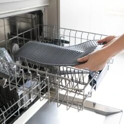 Navaris Siliconen Droogmat Met Afvoer - Aanrecht Droogmat Voor Afwas, Borden, Bestek, Glazen - Grijs -Dagelijkse Benodigdheden Verkoop 1200x1200 856