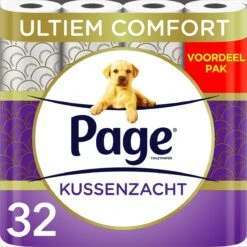 Page Toiletpapier - 32 Rollen - Kussenzacht Wc Papier (3-laags) - Voordeelverpakking 25 Page Toiletpapier - 32 Rollen - Kussenzacht Wc Papier (3-laags) - Voordeelverpakking -Dagelijkse Benodigdheden Verkoop 1200x1200 906