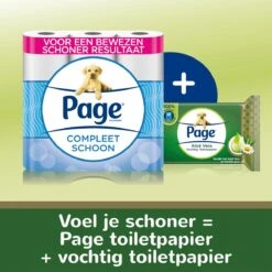 Page Vochtig Toiletpapier - 12 X 38 Stuks - Aloë Vera Vochtig Wc Papier - Voordeelverpakking -Dagelijkse Benodigdheden Verkoop 1200x1200 934
