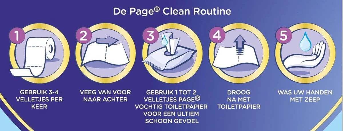 Page Toiletpapier - 32 Rollen - Kussenzacht Wc Papier (3-laags) - Voordeelverpakking 7 Page Toiletpapier - 32 Rollen - Kussenzacht Wc Papier (3-laags) - Voordeelverpakking - Afbeelding 7