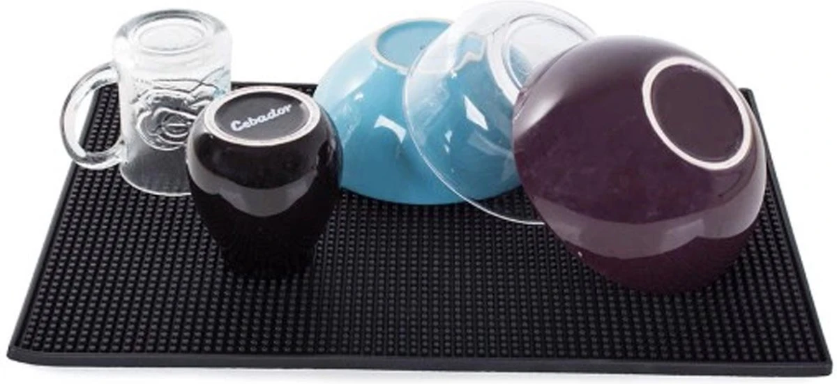 Afwas Droogmat - Afdruipmat - Barmat - Vaat Afwas Mat - Aanrechtmat - Siliconen - Anti Slip - 45 X 30 CM - Rheme 3 Afwas Droogmat - Afdruipmat - Barmat - Vaat Afwas Mat - Aanrechtmat - Siliconen - Anti Slip - 45 X 30 CM - Rheme - Afbeelding 3