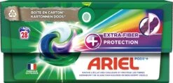 Ariel Wasmiddel Pods + Extra Vezelbescherming - Kleur - 4 X 28 Wasbeurten - Voordeelverpakking -Dagelijkse Benodigdheden Verkoop 1200x572