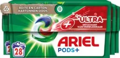 Ariel Wasmiddel Pods + Ultra Vlekverwijderaar - 4 X 28 Wasbeurten - Voordeelverpakking