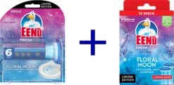 WC-Eend Fresh Discs Floral Moon + Navulling 12 Discs