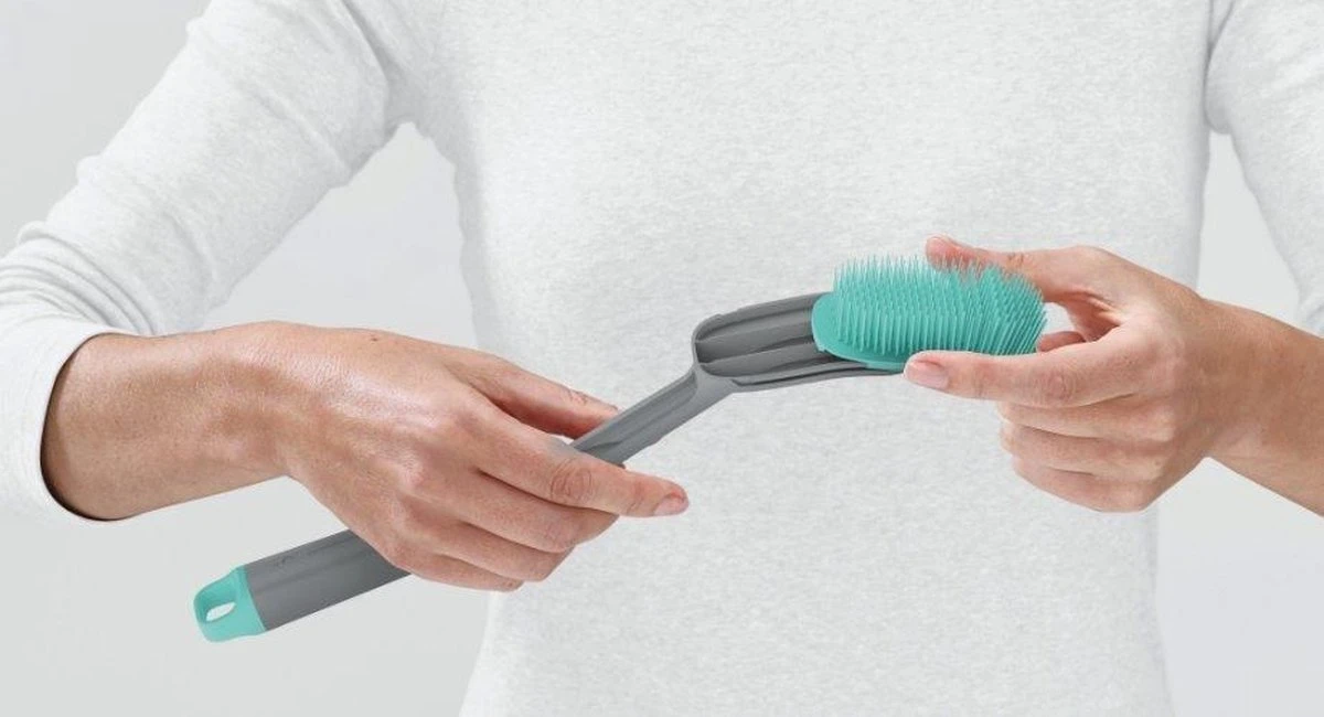 Duo Reserve Borstelkop Voor Afwasborstel, Set Van 2 Stuks, Licht Blauw - Joseph Joseph 4 Duo Reserve Borstelkop Voor Afwasborstel, Set Van 2 Stuks, Licht Blauw - Joseph Joseph - Afbeelding 4