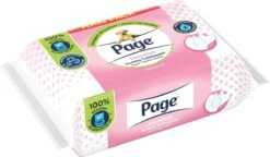 Page Vochtig Toiletpapier - 6 X 74 Stuks - Sensitive Maxi Vochtig Wc Papier - Voordeelverpakking -Dagelijkse Benodigdheden Verkoop 1200x701