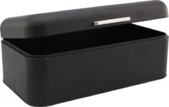 Svenska Living - Broodtrommel - Vershouddoos - Staal - 42x22x16cm - Mat Zwart