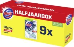 Glorix Power 5 Bleek Toiletblokken - 9 Stuks - Voordeelverpakking -Dagelijkse Benodigdheden Verkoop 1200x760 2