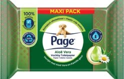 Page Vochtig Toiletpapier - 6 X 74 Stuks - Aloë Vera Maxi Vochtig Wc Papier - Voordeelverpakking 14 Page Vochtig Toiletpapier - 6 X 74 Stuks - Aloë Vera Maxi Vochtig Wc Papier - Voordeelverpakking -Dagelijkse Benodigdheden Verkoop 1200x763 3
