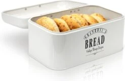 Delaware Broodtrommel Metaal 30 X 16 X 20,5 Cm Klapdeksel Ventilatiegaten -Dagelijkse Benodigdheden Verkoop 1200x775