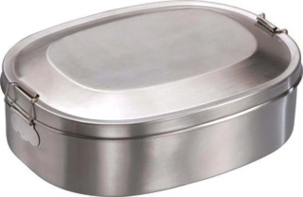 Mato Lunchbox - RVS - 175 X 126 X 60 Mm 3 Mato Lunchbox - RVS - 175 X 126 X 60 Mm - Afbeelding 3