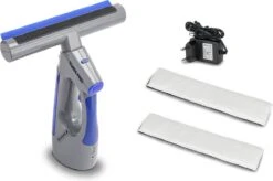 Swiss Pro+ Ruitenreiniger 3 In 1 WV 2 Blue Edition Window Vac - Ca. 120 M² - Waterzuiger - Incl. Smalle Zuigmond - Oplaadbaar - Raamwisser - Streeploos - Clicksystem - 2 Microvezeldoekjes - Met Sprayfunctie - Low Noise - Hepafilter -Dagelijkse Benodigdheden Verkoop 1200x796 3