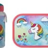Mepal – Lunchset Campus (pu + Lb) – Pop-up Drinkfles En Broodtrommel Voor Kinderen – Unicorn – Bento Box – Lekvrij