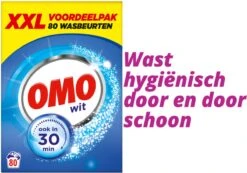 Omo Wit XXL Waspoeder 80 Wasbeurten -Dagelijkse Benodigdheden Verkoop 1200x841