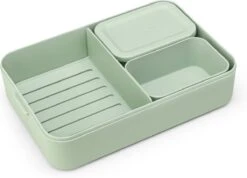 Brabantia Make & Take Bento Lunchbox Incl Bentobox- Large - Kunststof - Jade Green -Dagelijkse Benodigdheden Verkoop 1200x867 2