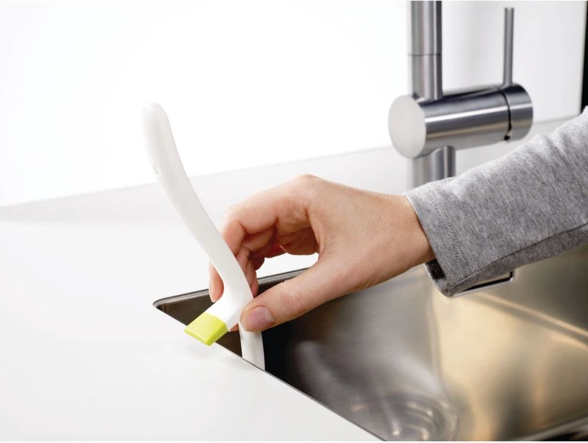 Joseph Joseph Edge Vaatwasborstel - Met Ingebouwde Gootsteensteun - Antraciet 4 Joseph Joseph Edge Vaatwasborstel - Met Ingebouwde Gootsteensteun - Antraciet - Afbeelding 4