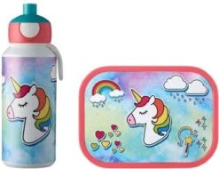 Mepal – Lunchset Campus (pu + Lb) – Pop-up Drinkfles En Broodtrommel Voor Kinderen – Unicorn – Bento Box – Lekvrij -Dagelijkse Benodigdheden Verkoop 1200x923 2