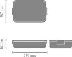 Brabantia Make & Take Bento Lunchbox Incl Bentobox- Large - Kunststof - Jade Green -Dagelijkse Benodigdheden Verkoop 1200x959 5