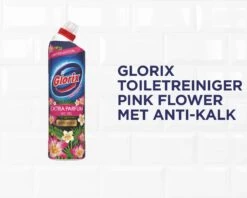 Glorix WC Powergel Toiletreiniger Pink Flower - 6 X 750 Ml - Voordeelverpakking -Dagelijkse Benodigdheden Verkoop 1200x961 1