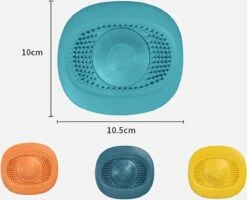 Merkloos Luxe Doucheputje Afvoer Plug Zeef Stopper Stop - Universele Haarfilter Haarvanger Gootsteenstop Afvoerstop Onderdeel Afvoerputje Stopper Putje Rooster Voor Wastafel Gootsteen Spoelbak Bad Douchebak Keuken Wasbak Badkuip Aanrecht - Siliconen - Blauw -Dagelijkse Benodigdheden Verkoop 1200x970